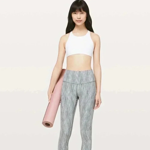 Lululemon Free To Be Bra *Wild High Neck White